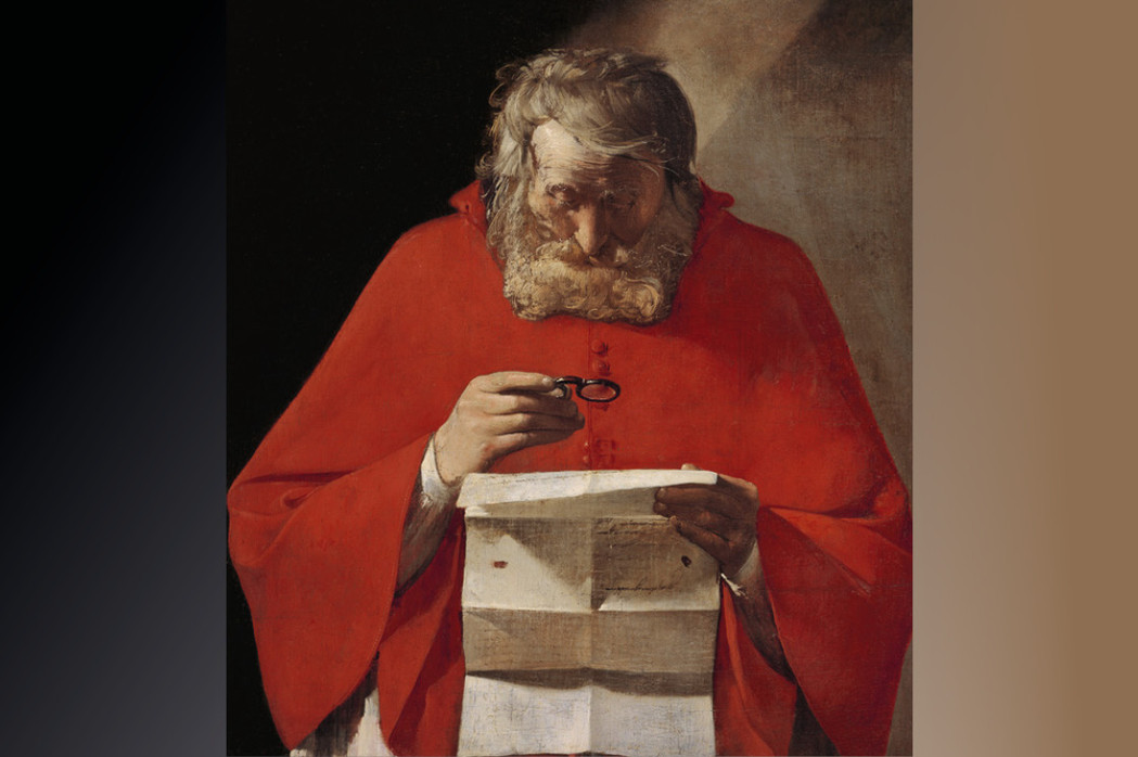 Maleri: Den hellige Hieronymus av George de La Tour